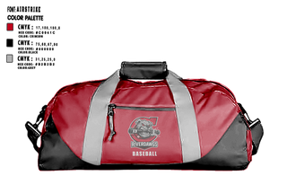 Duffle Bag, Clarkston RiverDawgs, Baseball, Teamtime, Team time, sublimation, custom sports apparel, team uniforms, spirit wear, spiritwear, sports uniforms, custom shirts, team store, custom team store, fundraiser sports, apparel fundraiser