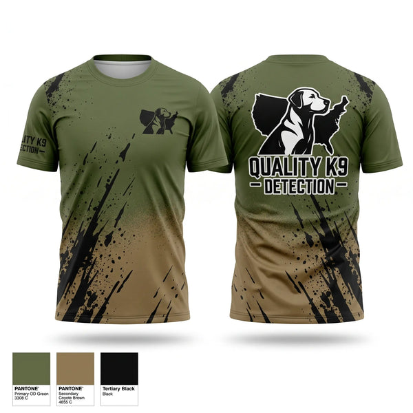 Soft Poly Tee Cotton Like Feel, Quality K9 Concepts, , Teamtime, Team time, sublimation, custom sports apparel, team uniforms, spirit wear, spiritwear, sports uniforms, custom shirts, team store, custom team store, fundraiser sports, apparel fundraiser