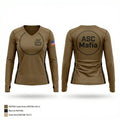 ASC Mafia 20553409 Women's Long Sleeve V-neck Shirt - 1