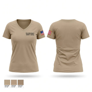 Womens Short Sleeve Vneck Shirt, Sullivan County Sheriffs Office, Police, Teamtime, Team time, sublimation, custom sports apparel, team uniforms, spirit wear, spiritwear, sports uniforms, custom shirts, team store, custom team store, fundraiser sports, apparel fundraiser