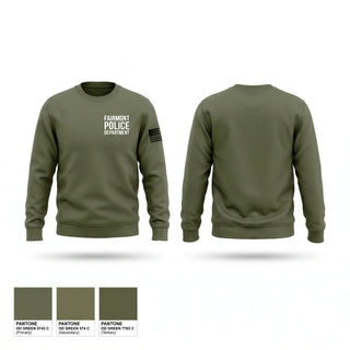 Crew Neck Sweatshirt, Fairmont Police Department, Police, Teamtime, Team time, sublimation, custom sports apparel, team uniforms, spirit wear, spiritwear, sports uniforms, custom shirts, team store, custom team store, fundraiser sports, apparel fundraiser
