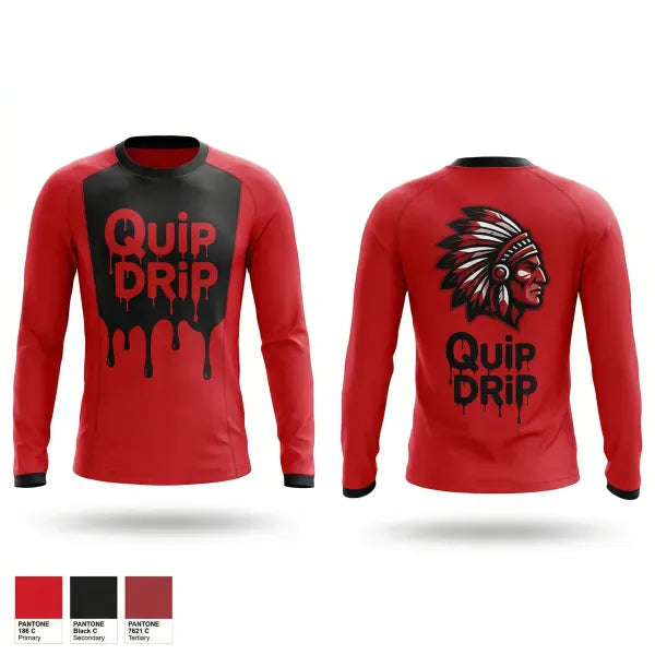 Long Sleeve Performance Shirt, Aliquippa Quips, , Teamtime, Team time, sublimation, custom sports apparel, team uniforms, spirit wear, spiritwear, sports uniforms, custom shirts, team store, custom team store, fundraiser sports, apparel fundraiser