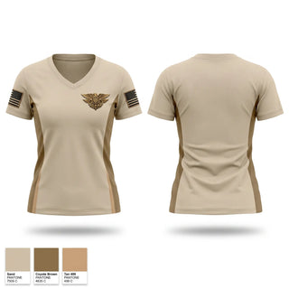 Womens Short Sleeve Vneck Shirt, CAP, Police, Teamtime, Team time, sublimation, custom sports apparel, team uniforms, spirit wear, spiritwear, sports uniforms, custom shirts, team store, custom team store, fundraiser sports, apparel fundraiser