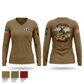 345th MCGA 11229936 Women's Long Sleeve V-neck Shirt - 1