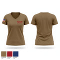 422 Bravo company Women's Short Sleeve V-neck Shirt - 1