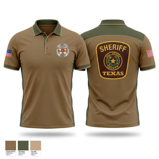 Short Sleeve Performance Polo, Val Verde County Sheriff's Office, Police, Teamtime, Team time, sublimation, custom sports apparel, team uniforms, spirit wear, spiritwear, sports uniforms, custom shirts, team store, custom team store, fundraiser sports, apparel fundraiser