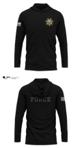 Ucla police departments Long Sleeve Performance Shirt with hood - 7