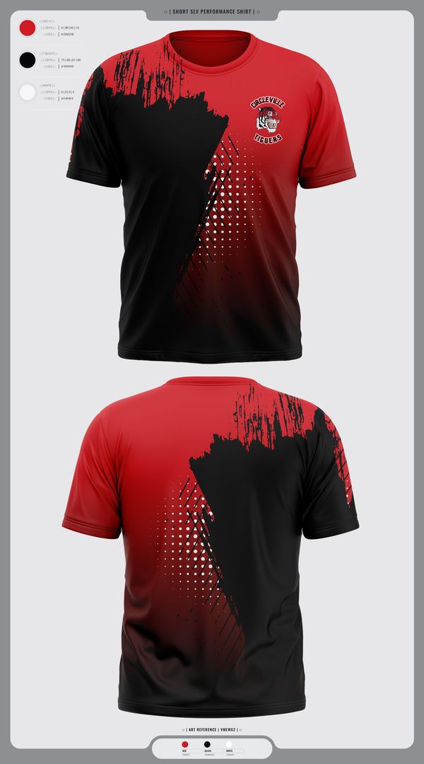 Short Sleeve Performance Shirt, Circleville Tigers, Spirit Store, Teamtime, Team time, sublimation, custom sports apparel, team uniforms, spirit wear, spiritwear, sports uniforms, custom shirts, team store, custom team store, fundraiser sports, apparel fundraiser