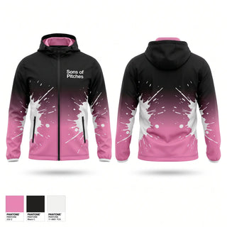 Windbreaker, Sons of Pitches, Softball, Teamtime, Team time, sublimation, custom sports apparel, team uniforms, spirit wear, spiritwear, sports uniforms, custom shirts, team store, custom team store, fundraiser sports, apparel fundraiser