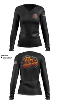 Sibley District 2 Women's Long Sleeve V-neck Shirt - 31