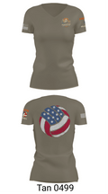 VB 20195801 Women's Short Sleeve V-neck Shirt - 68