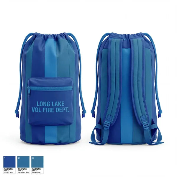 Gear Bag, Long Lake Vol. Fire Dept., Fire Department, Teamtime, Team time, sublimation, custom sports apparel, team uniforms, spirit wear, spiritwear, sports uniforms, custom shirts, team store, custom team store, fundraiser sports, apparel fundraiser