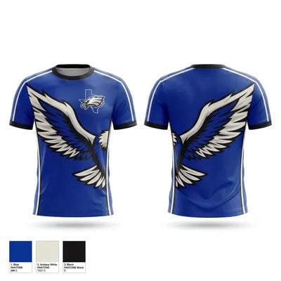 Cedar Creek Eagles 445114 Old School Cotton Feel Shirt - 1