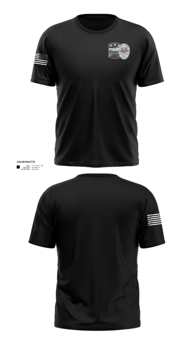 Clayton Police K9 Unit 37003259 Old School Cotton Feel Shirt - 21