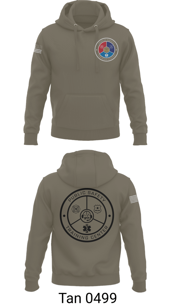 Hoodie, Public Safety Training Center, Fire Department, Teamtime, Team time, sublimation, custom sports apparel, team uniforms, spirit wear, spiritwear, sports uniforms, custom shirts, team store, custom team store, fundraiser sports, apparel fundraiser
