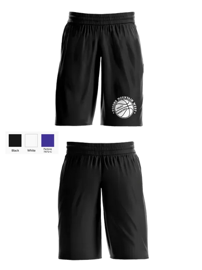 Pocono Mountain West Youth Basketball Association 15543729 Womens Basketball Shorts - 40