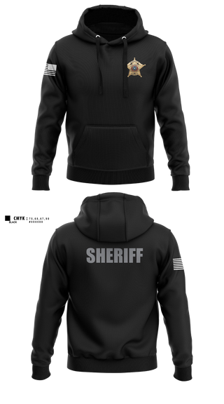 Hoodie, WISE COUNTY SHERIFF'S OFFICE - TEXAS, Police, Teamtime, Team time, sublimation, custom sports apparel, team uniforms, spirit wear, spiritwear, sports uniforms, custom shirts, team store, custom team store, fundraiser sports, apparel fundraiser