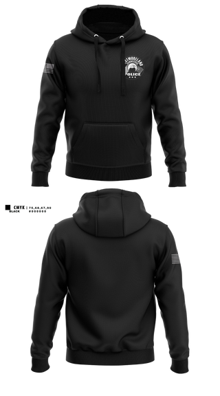 Hoodie, Westmoreland PD, Police, Teamtime, Team time, sublimation, custom sports apparel, team uniforms, spirit wear, spiritwear, sports uniforms, custom shirts, team store, custom team store, fundraiser sports, apparel fundraiser