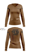 Chisago County K9 Unit 88074556 Women's Long Sleeve V-neck Shirt - 111