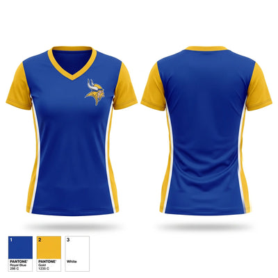 Hayfield Vikings Women's Short Sleeve V-neck Shirt - 1