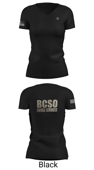 Womens Short Sleeve Vneck Shirt, Brunswick County Sheriff - Animal Protective Services, Police, Teamtime, Team time, sublimation, custom sports apparel, team uniforms, spirit wear, spiritwear, sports uniforms, custom shirts, team store, custom team store, fundraiser sports, apparel fundraiser