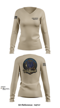 Alpha Company, 742nd MI BN 30113314 Women's Long Sleeve V-neck Shirt - 103