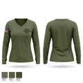 Metro Narcotics Unit Women's Long Sleeve V-neck Shirt - 1