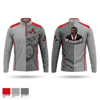 Quarter Zip Jacket, Honchos headhunters, Cheer, Teamtime, Team time, sublimation, custom sports apparel, team uniforms, spirit wear, spiritwear, sports uniforms, custom shirts, team store, custom team store, fundraiser sports, apparel fundraiser
