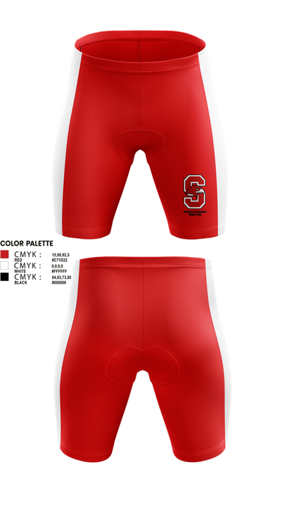 Saranac RedHawks (Saranac Wrestling Club) Men's Compression Shorts - 1