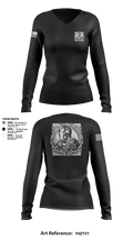 Detachment 9 10001787 Women's Long Sleeve V-neck Shirt - 3