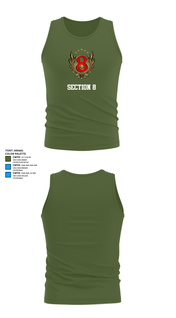 Tank Top, Section 8, , Teamtime, Team time, sublimation, custom sports apparel, team uniforms, spirit wear, spiritwear, sports uniforms, custom shirts, team store, custom team store, fundraiser sports, apparel fundraiser