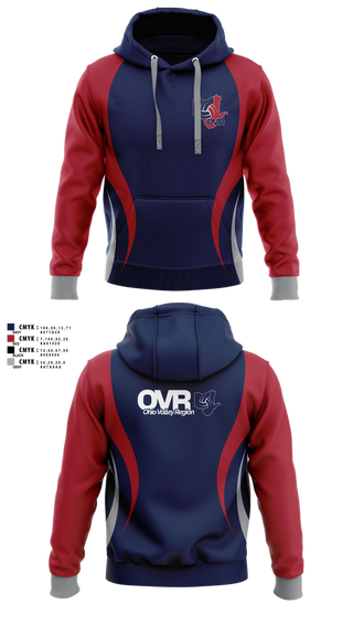 Hoodie, Ohio Valley Region Volleyball, Women's Volleyball, Teamtime, Team time, sublimation, custom sports apparel, team uniforms, spirit wear, spiritwear, sports uniforms, custom shirts, team store, custom team store, fundraiser sports, apparel fundraiser