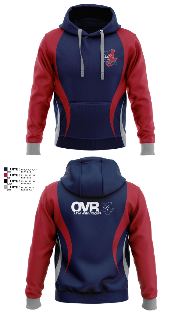 Hoodie, Ohio Valley Region Volleyball, Women's Volleyball, Teamtime, Team time, sublimation, custom sports apparel, team uniforms, spirit wear, spiritwear, sports uniforms, custom shirts, team store, custom team store, fundraiser sports, apparel fundraiser