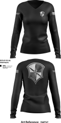 CPD 25599118 Women's Long Sleeve V-neck Shirt - 101