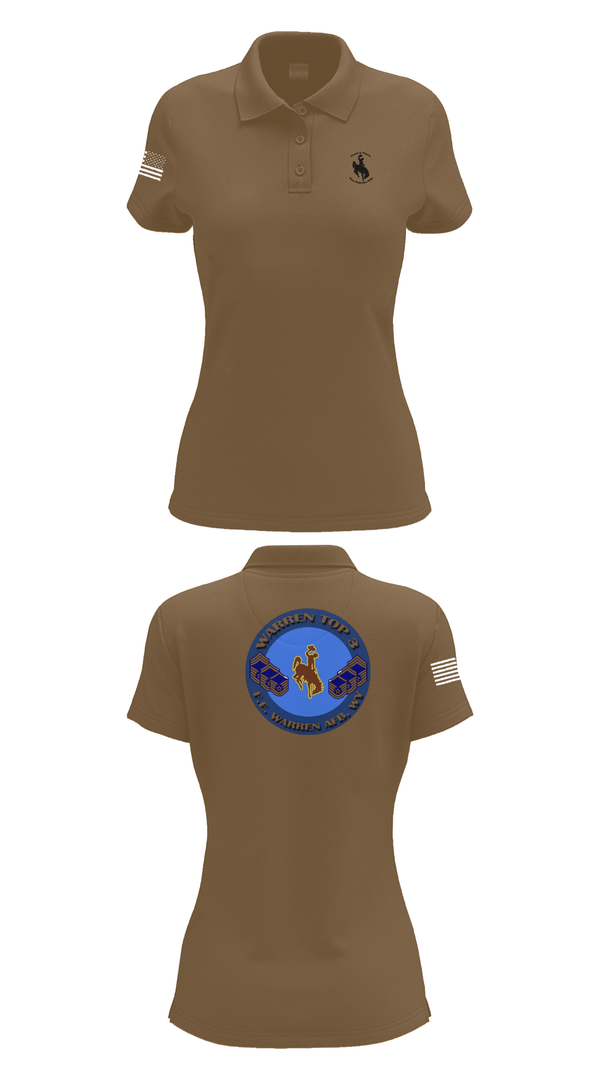 Womens Short Sleeve Performance Polo, FE Warren Top-III, , Teamtime, Team time, sublimation, custom sports apparel, team uniforms, spirit wear, spiritwear, sports uniforms, custom shirts, team store, custom team store, fundraiser sports, apparel fundraiser