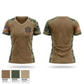 MSRON 8 Women's Short Sleeve V-neck Shirt - 1