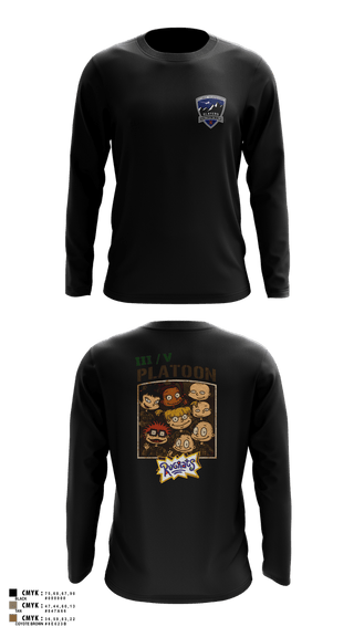 Long Sleeve Performance Shirt, 2-10 AHB Knighthawks, Army, Teamtime, Team time, sublimation, custom sports apparel, team uniforms, spirit wear, spiritwear, sports uniforms, custom shirts, team store, custom team store, fundraiser sports, apparel fundraiser