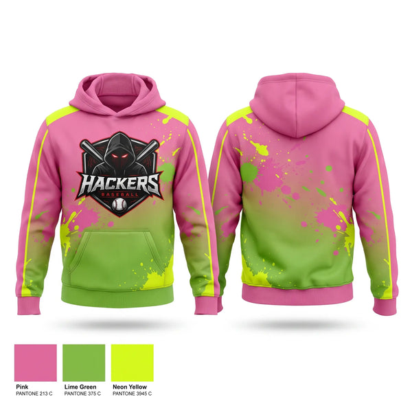 Hoodie, Hackers Baseball Club, Baseball, Teamtime, Team time, sublimation, custom sports apparel, team uniforms, spirit wear, spiritwear, sports uniforms, custom shirts, team store, custom team store, fundraiser sports, apparel fundraiser