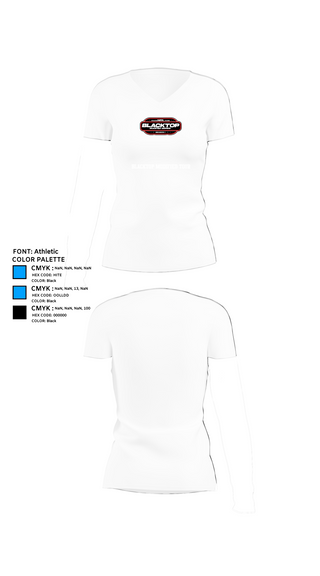 Womens Short Sleeve Vneck Shirt, Blacktop Modified Tour, E-Sports, Teamtime, Team time, sublimation, custom sports apparel, team uniforms, spirit wear, spiritwear, sports uniforms, custom shirts, team store, custom team store, fundraiser sports, apparel fundraiser