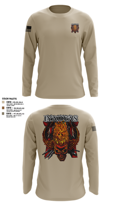 Aviation ordnance 24365725 Long Sleeve Performance Shirt 1