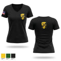 1st Air Cavalry Brigade H2F 63609843 Women's Short Sleeve V-neck Shirt - 1