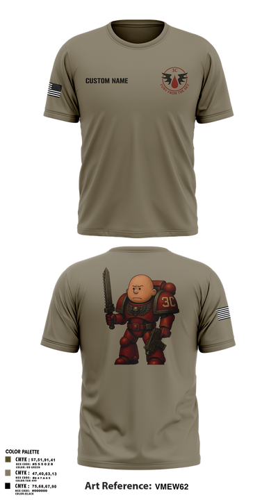 3rd Platoon, CCo, 1-508th PIR Old School Cotton Feel Shirt - 30