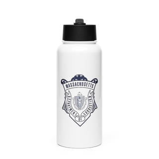 Massachusetts Department of Correction Stainless Steel Water Bottle with a Straw Lid