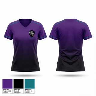 Womens Short Sleeve Vneck Shirt, Valmeyer Bucs, Baseball, Teamtime, Team time, sublimation, custom sports apparel, team uniforms, spirit wear, spiritwear, sports uniforms, custom shirts, team store, custom team store, fundraiser sports, apparel fundraiser