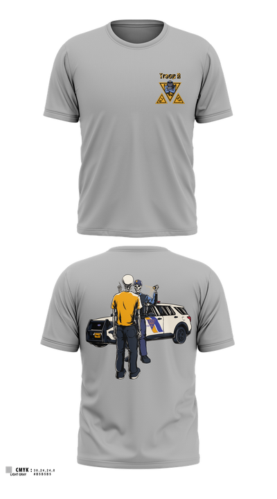 NJ State Police Old School Cotton Feel Shirt - 3