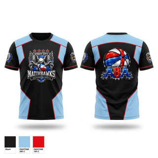 Short Sleeve Performance Shirt, Windy City NativHawks, Men's Basketball, Teamtime, Team time, sublimation, custom sports apparel, team uniforms, spirit wear, spiritwear, sports uniforms, custom shirts, team store, custom team store, fundraiser sports, apparel fundraiser