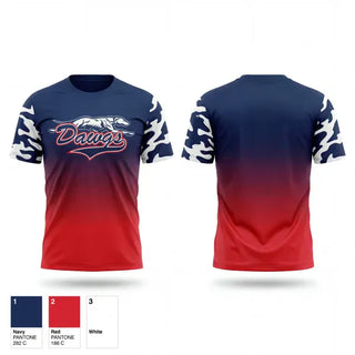 Short Sleeve Performance Shirt, Dawgs, Men's Lacrosse, Teamtime, Team time, sublimation, custom sports apparel, team uniforms, spirit wear, spiritwear, sports uniforms, custom shirts, team store, custom team store, fundraiser sports, apparel fundraiser