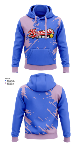 Hoodie, Manzanita Softball, Softball, Teamtime, Team time, sublimation, custom sports apparel, team uniforms, spirit wear, spiritwear, sports uniforms, custom shirts, team store, custom team store, fundraiser sports, apparel fundraiser
