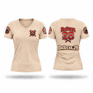 Womens Short Sleeve Vneck Shirt, Boston Fire Department, Fire Department, Teamtime, Team time, sublimation, custom sports apparel, team uniforms, spirit wear, spiritwear, sports uniforms, custom shirts, team store, custom team store, fundraiser sports, apparel fundraiser