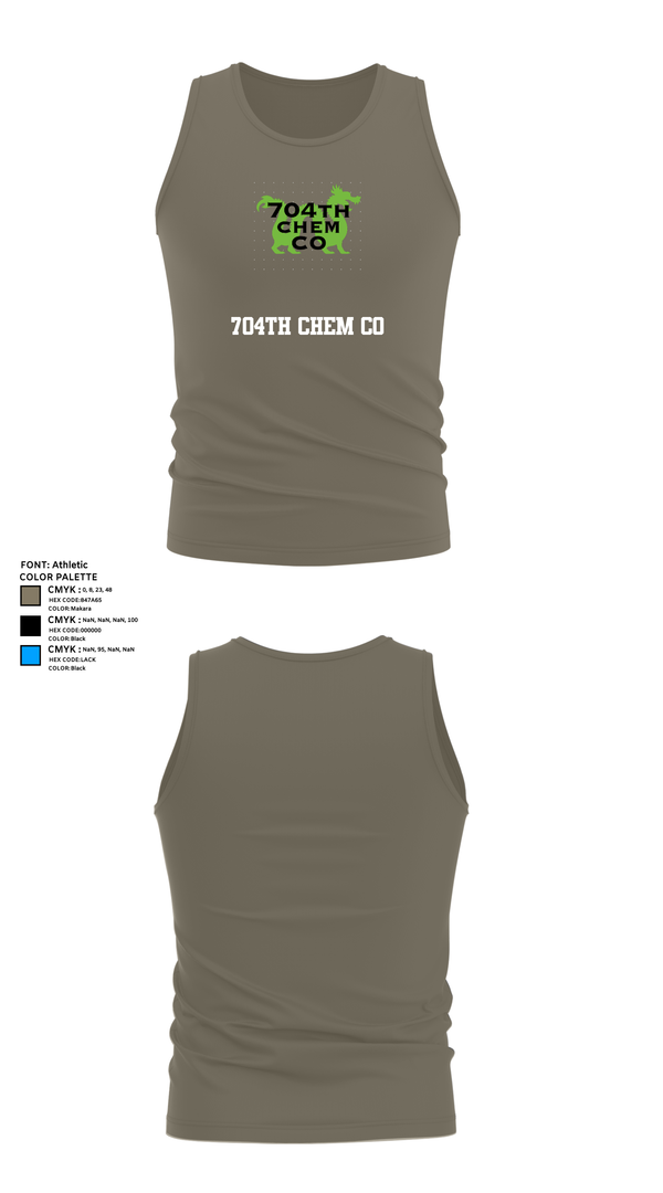Tank Top, 704th Chem Co, , Teamtime, Team time, sublimation, custom sports apparel, team uniforms, spirit wear, spiritwear, sports uniforms, custom shirts, team store, custom team store, fundraiser sports, apparel fundraiser